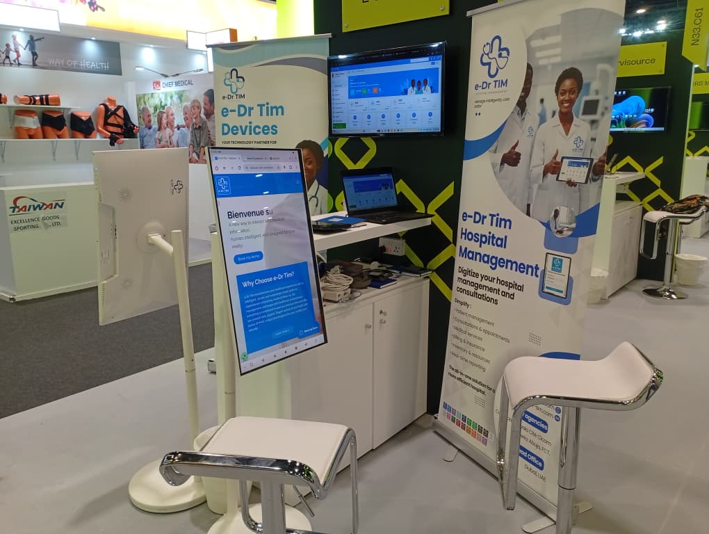 Stand e-Dr Tim à WHX Dubaï